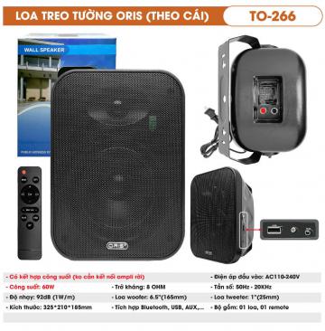 Loa treo tường kèm công suất Oris TO-266