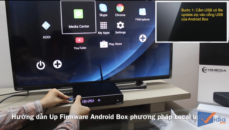 Các Phiên Bản Firmware Và Hướng Dẫn Cài Đặt Cho Đầu Karaoke Android Box TV Himedia