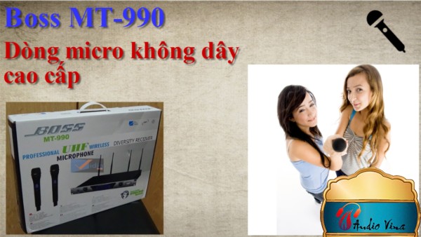 Đánh giá Micro Boss MT-990 - Dòng Micro Không Dây Cao Cấp Chống Hú Triệt Để