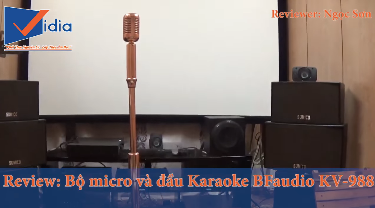 Đánh giá Trọn Bộ Micro Cột Sân Khấu Cao Cấp BFAudio KV-988 Cho Sân Khấu Karaoke Hoành Tráng