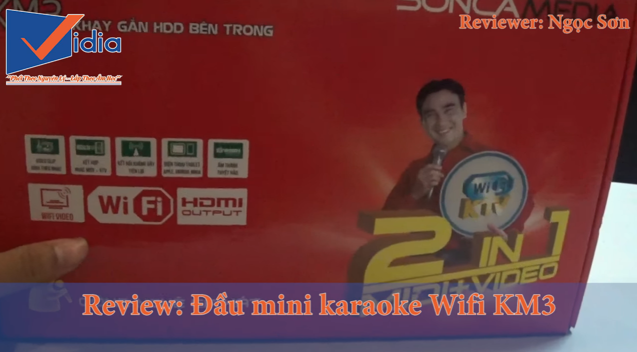 Đập Hộp Đầu Mini Karaoke Wifi Acnos KM3 Công Nghệ Chính Hãng Chất Lượng