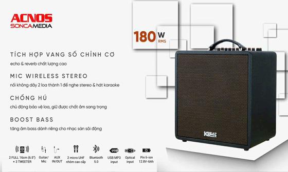 Hướng Dẫn Chi Tiết Cách Sử Dụng Loa ACNOS QUAD 64