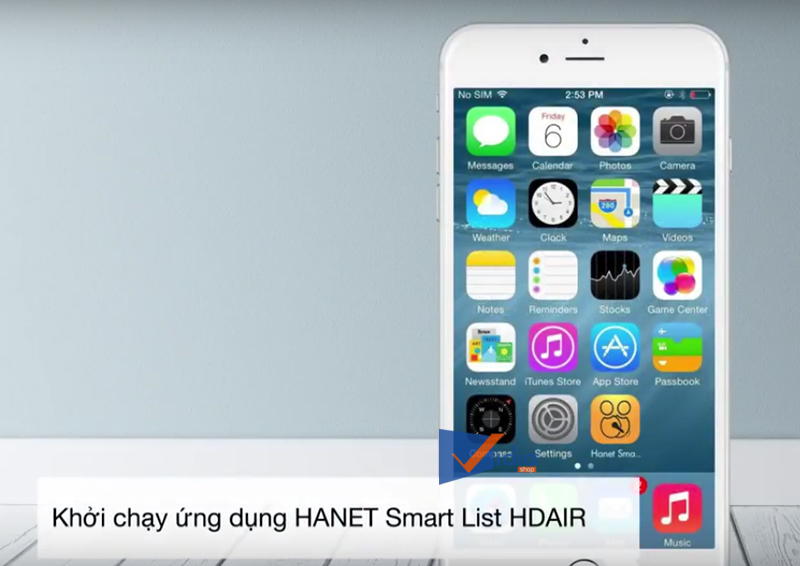 Hướng Dẫn Kết Nối HANET Smart List HDAir Đến Đầu Karaoke (Dành Cho IOS)