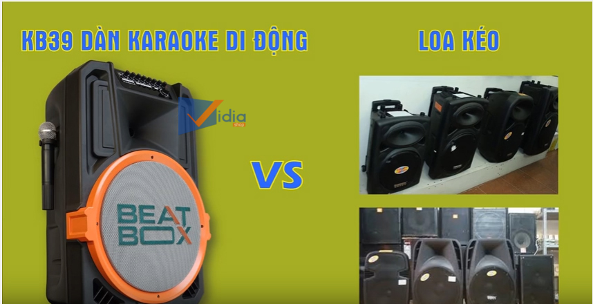 Loa BeatBox KB39 Và Loa Kéo Khác Nhau Như Thế Nào ?