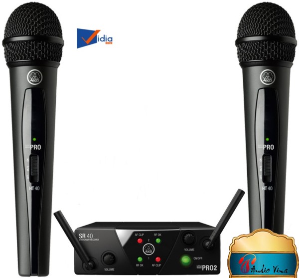 Micro Không Dây Giá Rẻ Nhất  AKG WMS 40 Mini Vocal Set Chất Lượng Cao