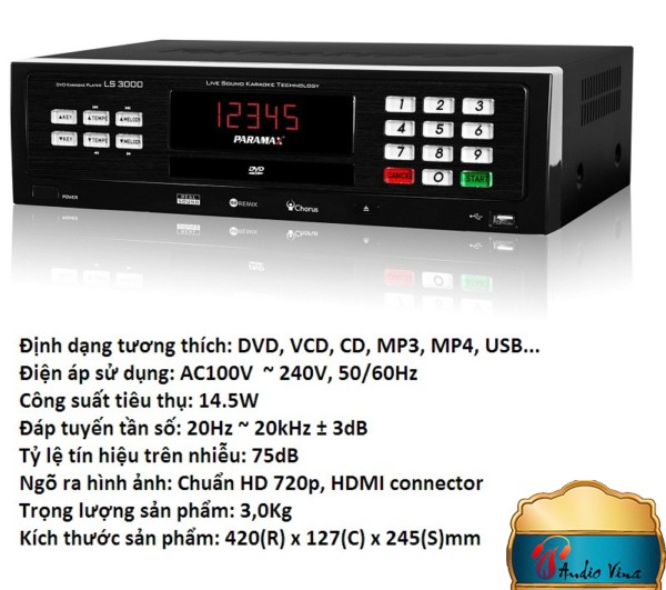 Paramax LS-3000 - Đầu Hát Giá Rẻ Chất Lượng Hi-End Đáng Mua Nhất Hiện Nay