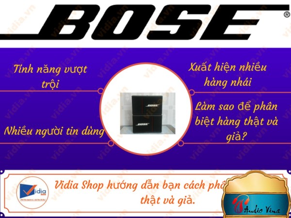 Phân biệt loa bose thật, loa bose giả trên thị trường