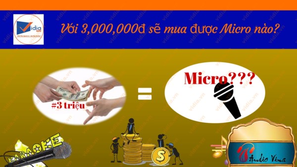 Tư vấn mua micro karaoke hay tầm giá 3 triệu đồng