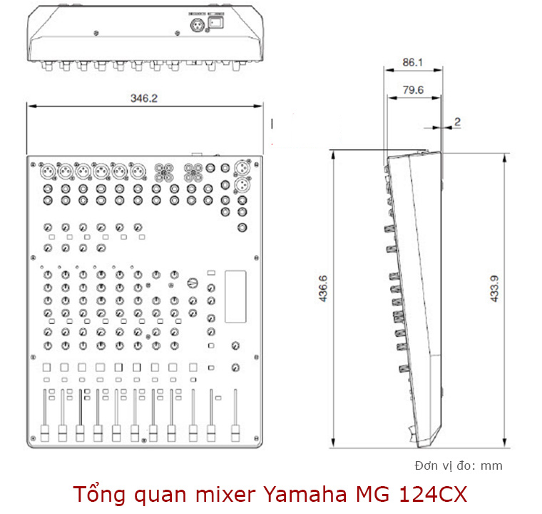 Mixer-Yamaha-MG124CX-kich-thuoc