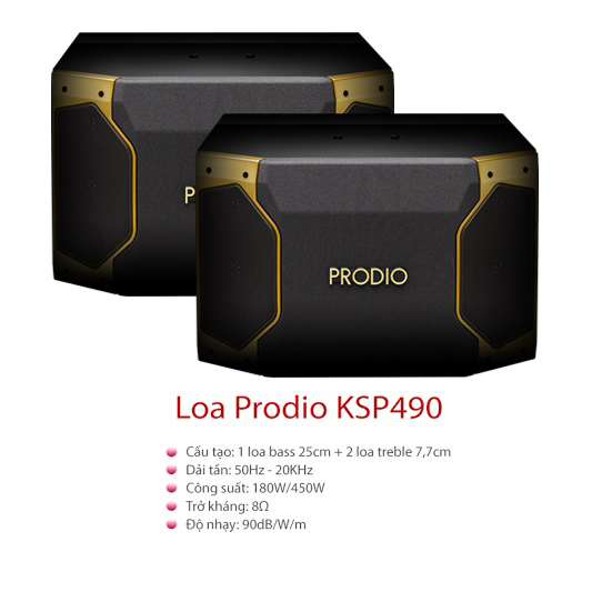 Nét độc đáo riêng của Loa Prodio KSP 490