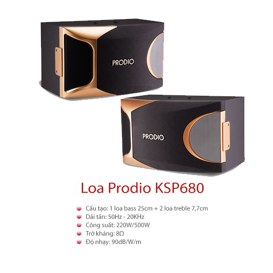 Prodio KSP 680 Mệnh danh loa karaoke tốt nhất Hiện Nay