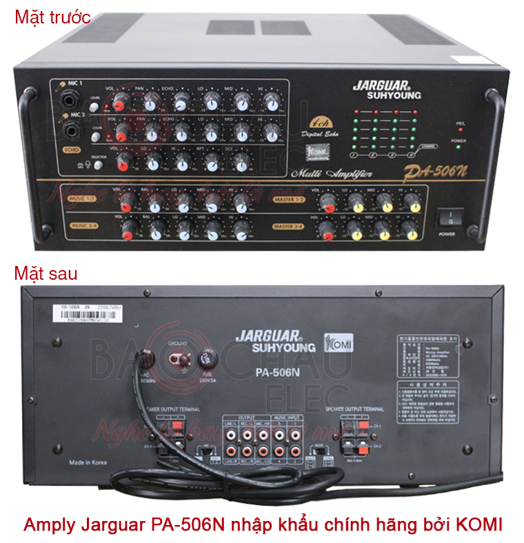 Amply Jarguar 506N sự lựa chọn hoàn hảo cho hệ thống Amply karaoke