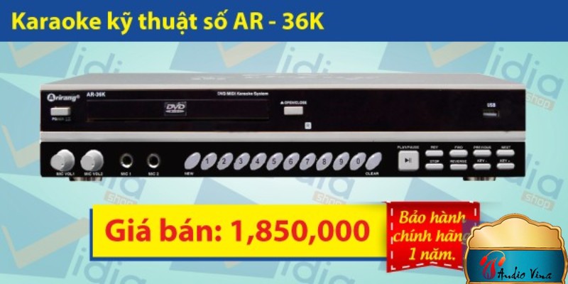 Đầu karaoke giá rẻ AR-36K