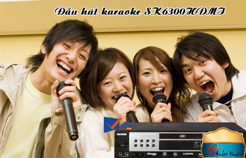 Đầu Hát Karaoke Hiện Đại Tại VIDIASHOP ACNOS SK6300HDMI