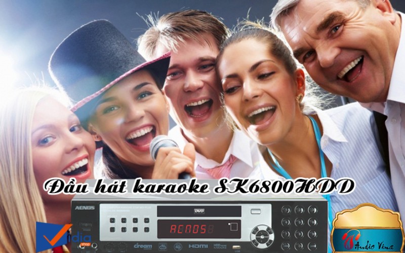 Đầu Karaoke Hay Nhất Hiện Nay Bán Tại VIDIASHOP ACNOS SK6800HDD