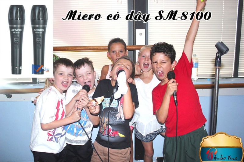 Micro Có Dây Hát Karaoke ACNOS SM-8100 Thương Hiệu Là Mãi Mãi