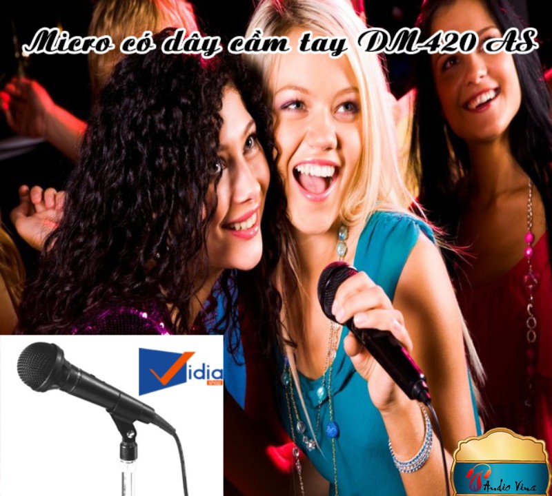 Micro Có Dây Hát Karaoke DM-420 AS Phong Cách Riêng Cho Bạn