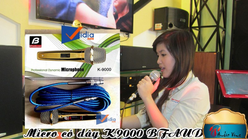 Micro có dây tốt nhất K-9000 BFAUDIO Chất Lượng Tốt Giá Cạnh Tranh