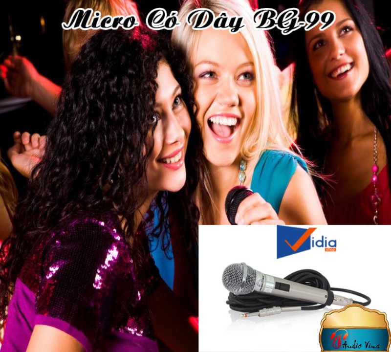 Micro Karaoke Có Dây Giá Rẻ Wave BG-99 Nhỏ Gọn Tiện Lợi Giá Cạnh Tranh