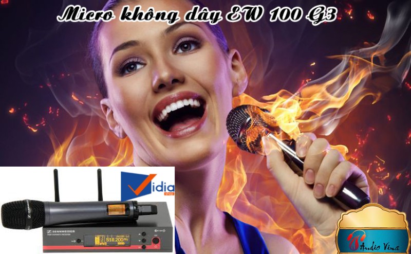 Micro Không Dây 1 Mic Sennheiser EW 100 G3 Chất Lượng Nói Lên Thương Hiệu