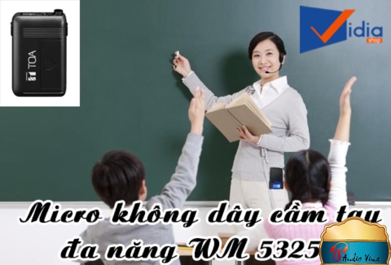 Micro Không Dây Cầm Tay Đa Năng WM-5325 Tinh Tế Gọn Nhẹ Dể Sử Dụng