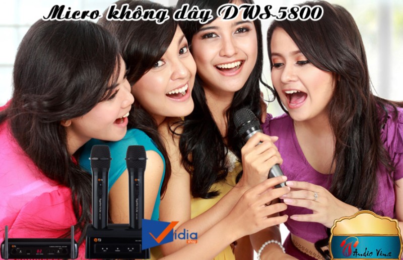 Micro Không Dây Chất Lượng Cao TJ DWS-5800 Mang Đậm Phong Cách Chuyên Nghiệp