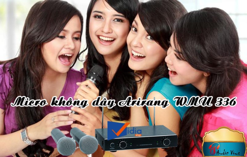 Micro Không Dây Chống Hú ARIRANG WMU336 Tại VIDIA SHOP