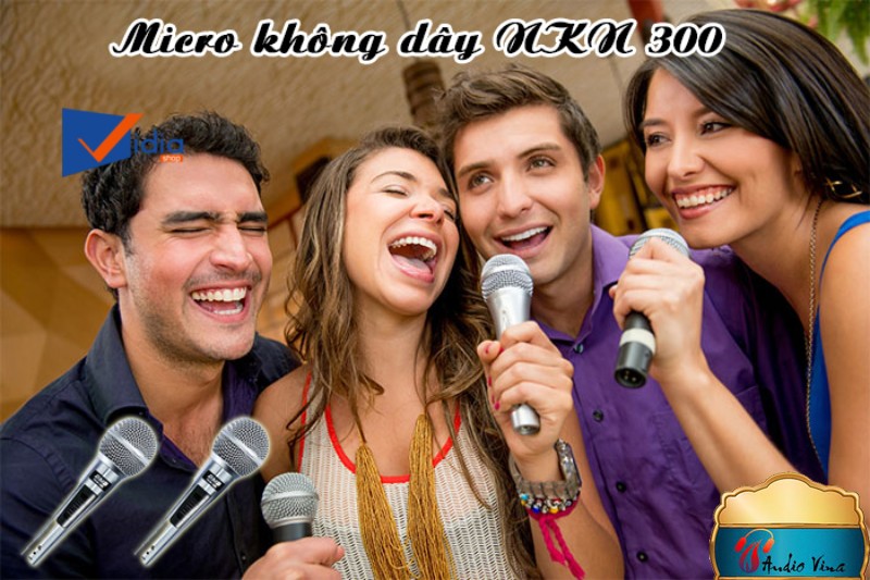 Micro Không Dây Chống Hú BMB NKN300 Dòng Micro Chất Lượng Giá Tốt Cho Bạn