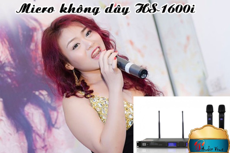 Micro Không Dây Đa Năng Wave HS-1600i Kiểu Dáng Sang Trọng Siêu Chuyên Nghiệp