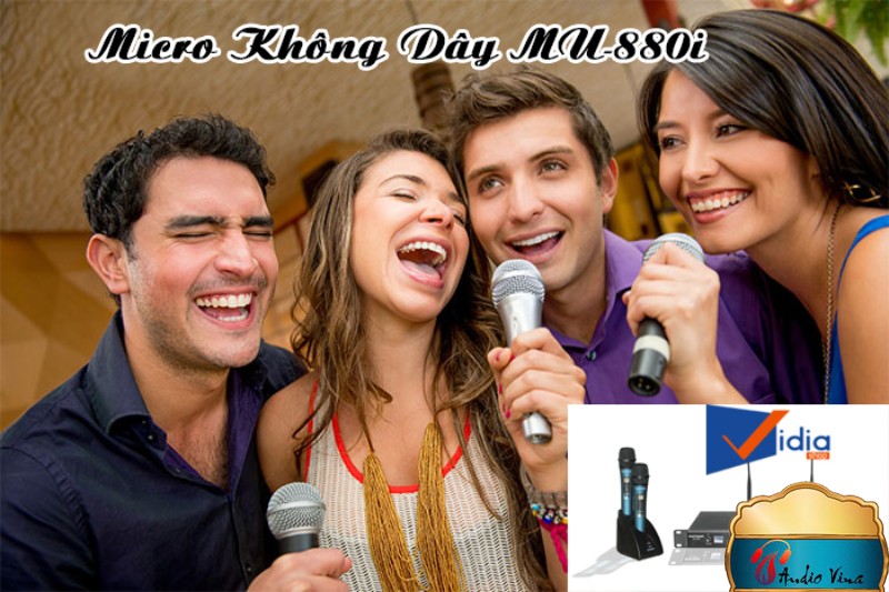 Micro Không Dây Loại Tốt MU-880i Tinh Tế Sang Trọng Chất Lượng