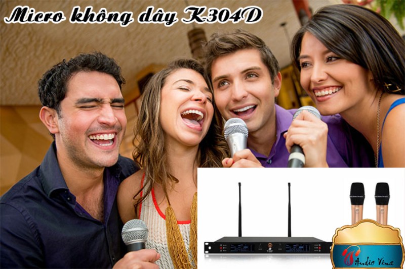 Micro Không Dây Tốt Nhất Hiện Nay K-304D+ BFAUDIO Sự Sang Trọng Từ Thiết Kế