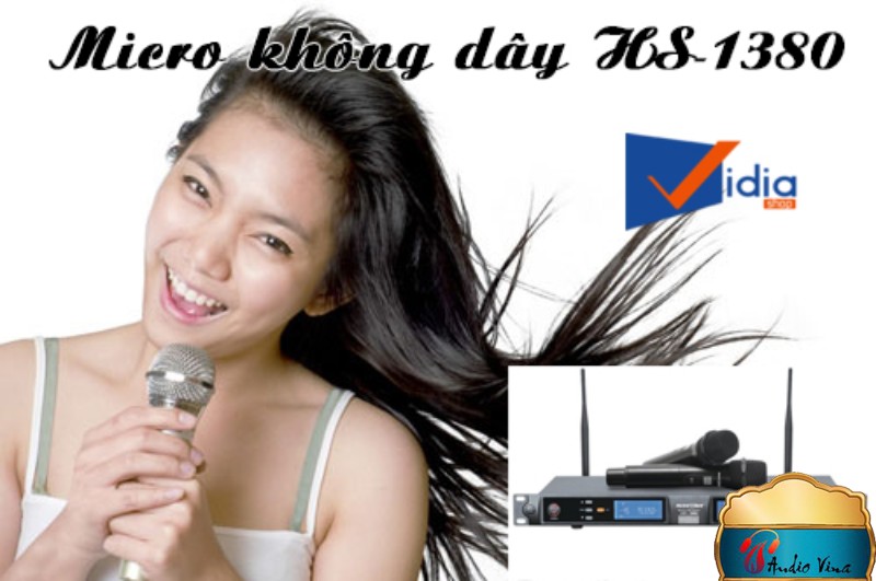 Micro Không Dây Tốt Nhất Hiện Nay Wave HS-1380 Dấu Ấn Chuyên Nghiệp Cho Bạn Giọng Hát Cực Đỉnh