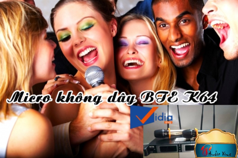 Micro Không Dây Wifi BTE K64 Sự Thông Minh Của Công Nghệ Lên Ngôi