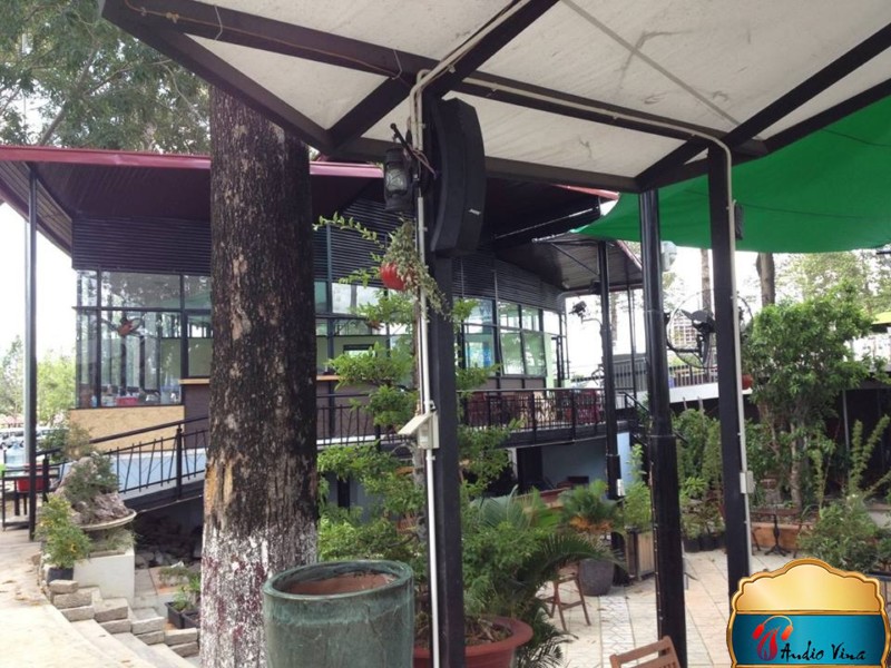 Loa âm thanh phù hợp được Âm Thanh Việt Nam lắp tại quán Cafe THE FARM ở Đồng Nai