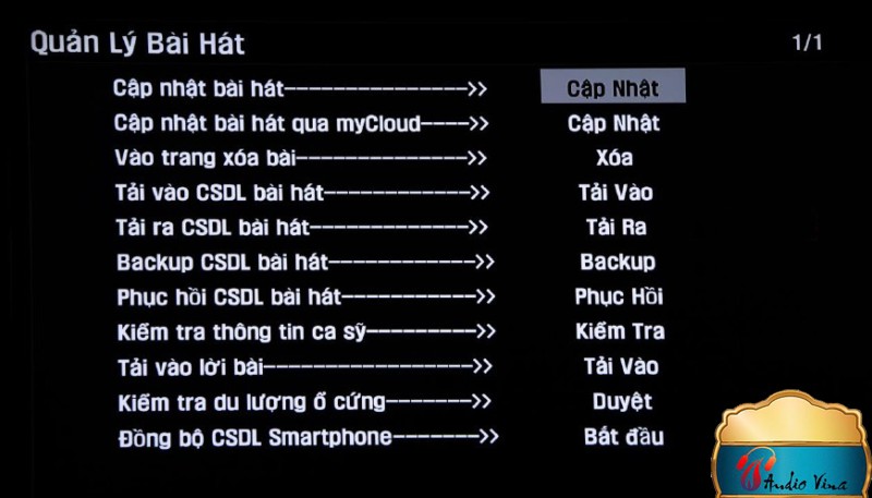 Update Danh Sách Bài Hát Cho Đầu Hát Karaoke Vietktv Bằng USB