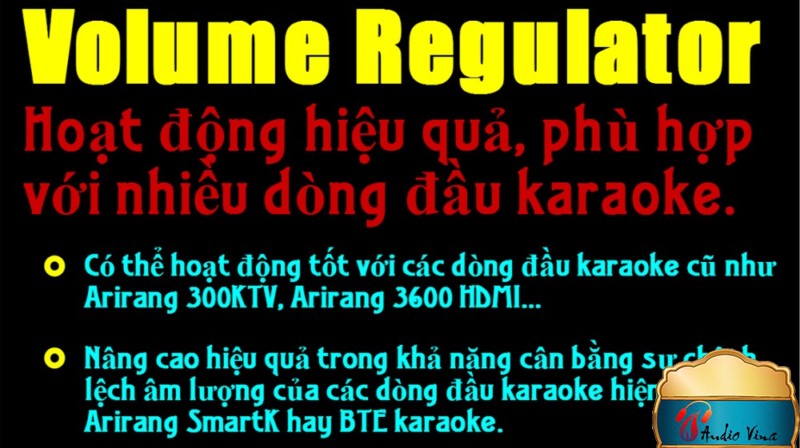 Volume Regulator thiết bị cân bằng âm lượng cho đầu hát karaoke 